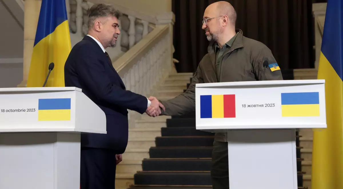 România va creşte capacitatea de transport pentru cerealele din Ucraina, anunță Ciolacu. „60% din aceste exporturi au fost realizate prin coridoarele de la noi"