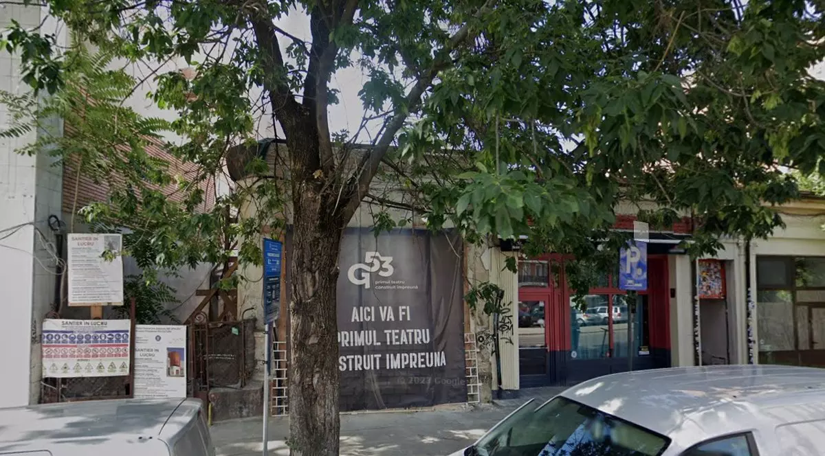 Teatrul Grivița, construit pe Calea Griviței 53. Foto: Google Maps