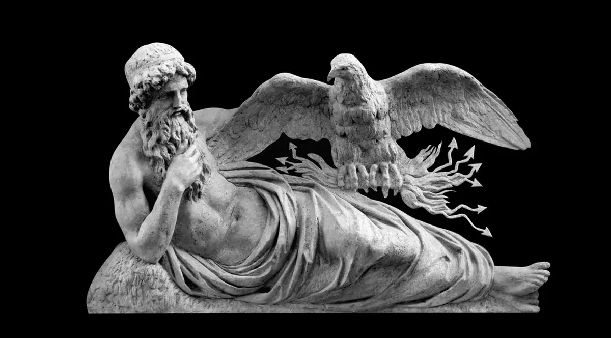 Cine a fost Zeus și ce importanță avea în mitologia greacă - Imagine cu o statuie care-l înfăţişează pe Zeus.