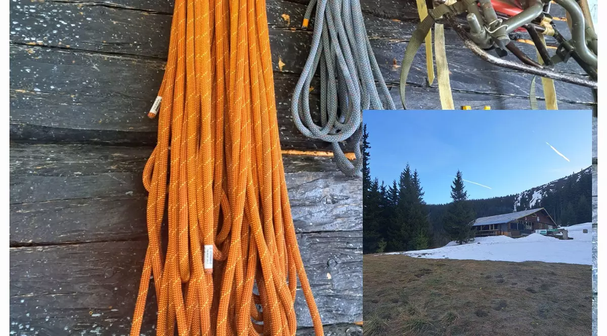 Coardă folosită de salvamontiști în intervenții, furată de la cabana unde era lăsată. „Din păcate, trăim într-o lume ciudată”