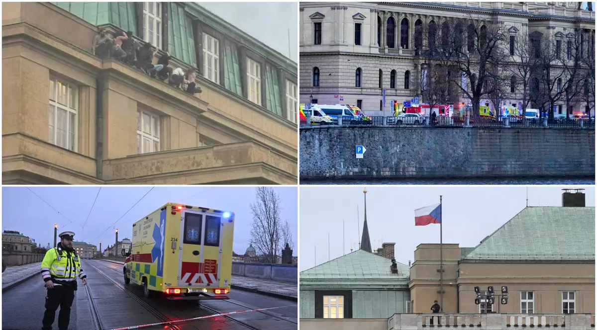 Autorul masacrului din Praga a fost inspirat de o adolescentă din Rusia, cred polițiștii. Cel mai grav atac armat din istoria Cehiei rămâne învăluit în mister