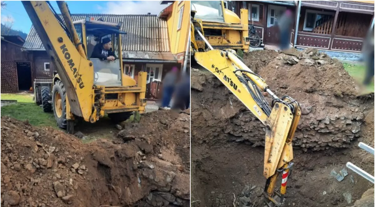 Salvat după o intervenție de 8 ore: tânăr îngropat de un mal de pietre și pământ, la Pojorâta, găsit în viață