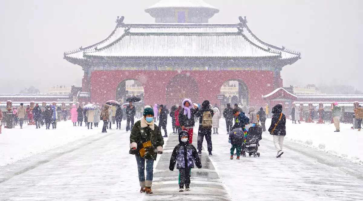 Nordul Chinei, sub alertă de temperaturi glaciale. Sunt așteptate valori minime record