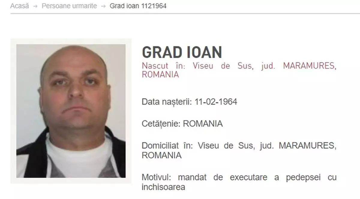 Unul dintre cei mai periculoşi prădători sexuali, care figura la „Most wanted”, adus în România după 11 ani