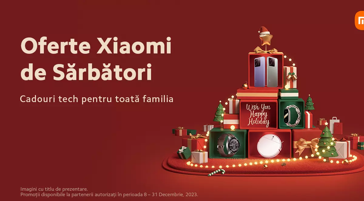 Idei de cadouri pentru cei dragi: smartphone-urile, tabletele și ceasurile smart Xiaomi