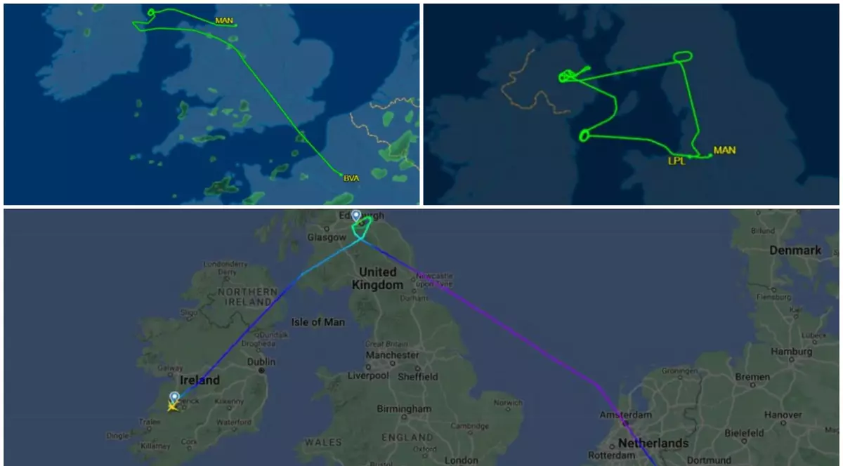 Zeci de zboruri, afectate de furtuna Isha: un avion a aterizat la 1.200 km de destinație, un altul a zburat trei ore ca să ajungă la 50 km de locul decolării