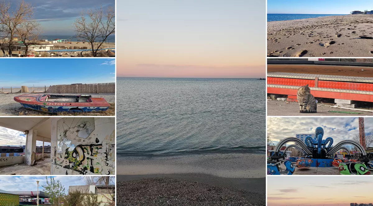 FOTOREPORTAJ Cum arată stațiunea Mamaia iarna: marea liniștii și plaja pescărușilor