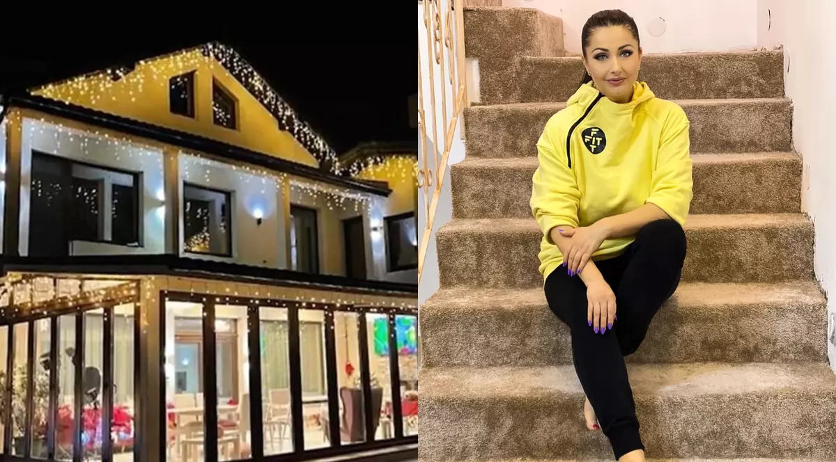 Imagini cu casa în care locuiesc Gabriela Cristea și Tavi Clonda. Voiau să vândă vila de lux, care are și piscină, cu 900.000 de euro