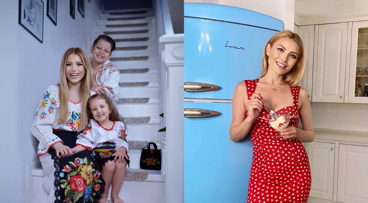 Imagini cu apartamentul în care locuiește Elena Gheorghe în București. E pe două etaje și a costat 300.000 de euro în 2014