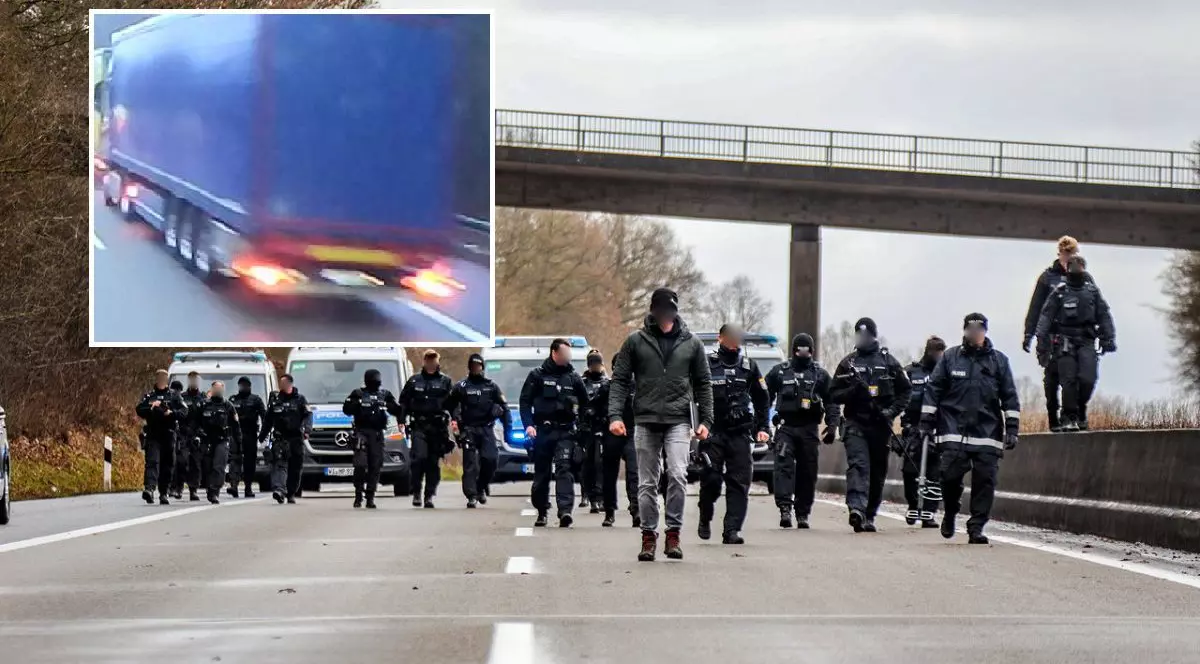 Șofer de TIR căutat de poliție după ce a tras în alt camionagiu care-l depășea pe autostradă, în Germania: „Un Mercedes Actros albastru”