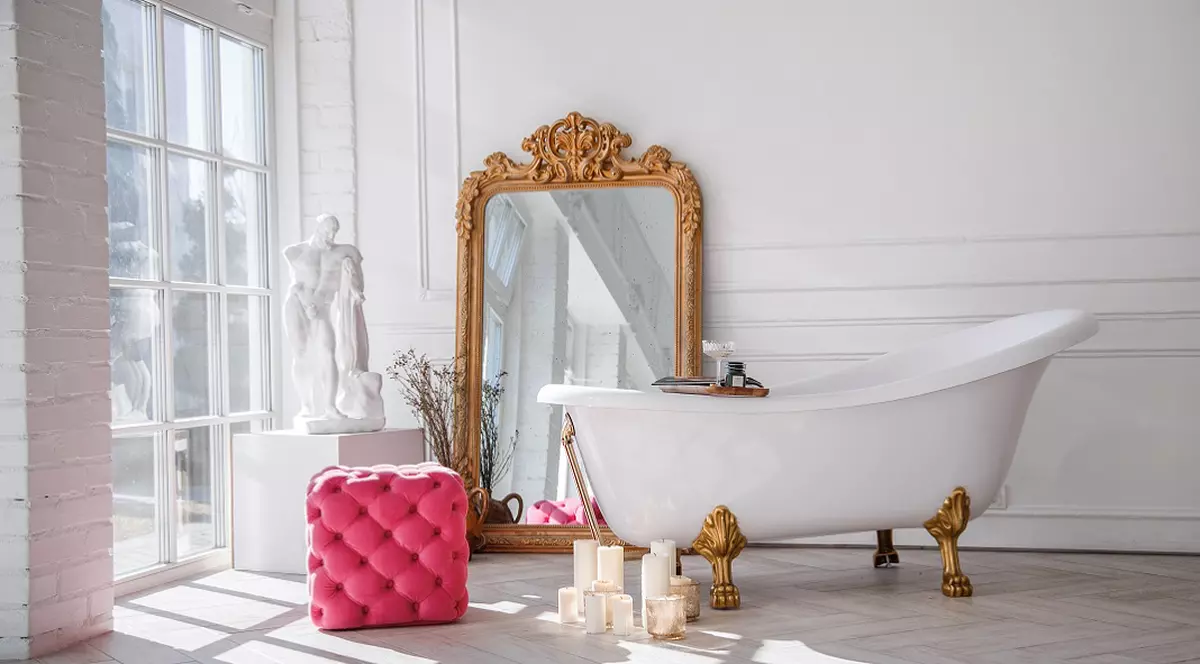 Oglinda potrivită pentru un decor de baie cu personalitate