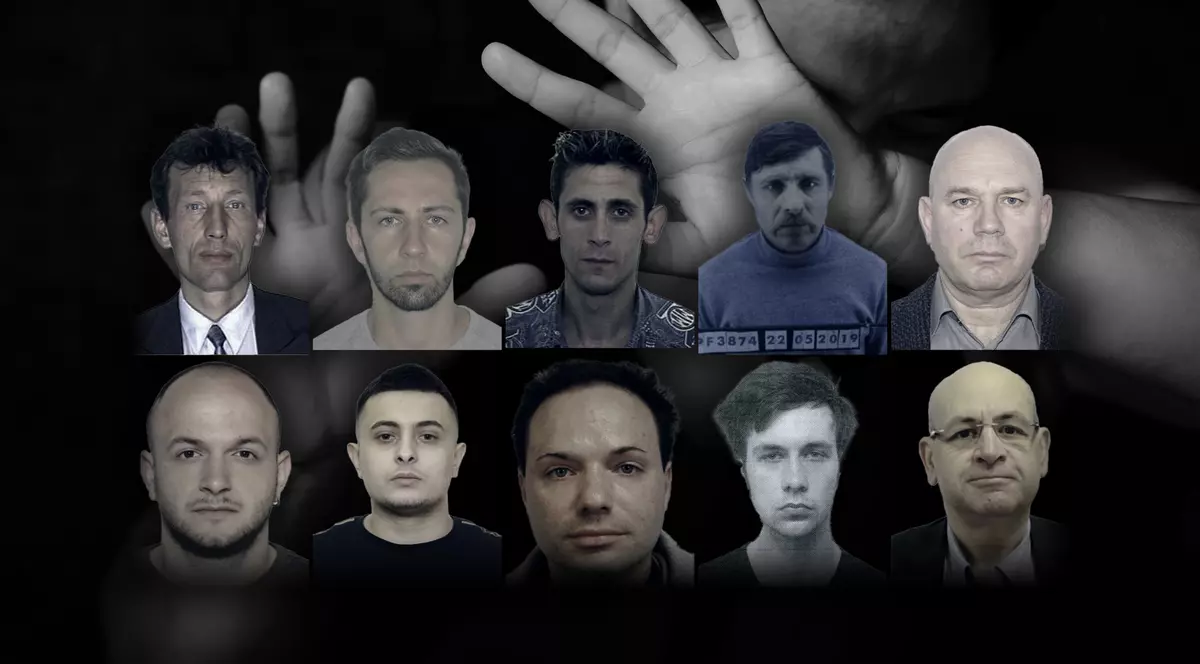 Cei mai periculoși 10 prădători sexuali aflați în libertate. Condamnați la închisoare pentru viol, ei sunt căutați acum de Poliție