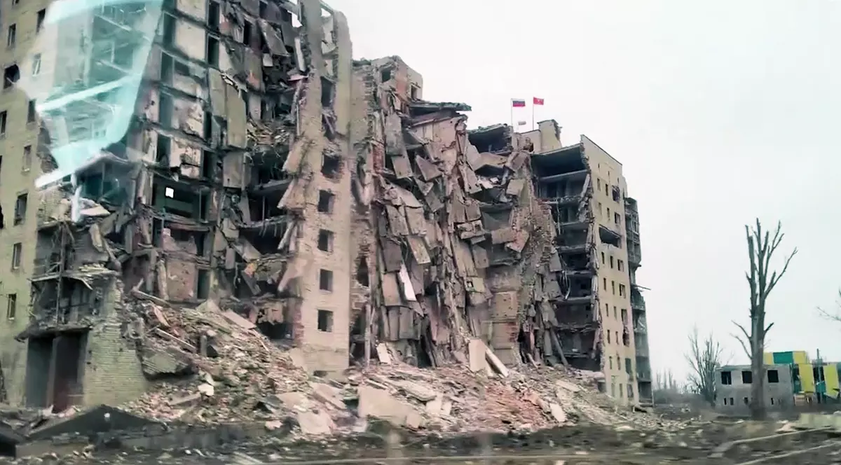 Imagini cu ce a rămas din orașul Avdiivka, aflat acum sub controlul rușilor, după luni de asalt și bombardamente