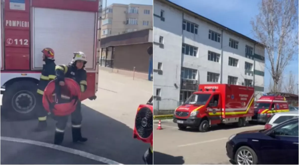 Incendiu la un panou electric la Spitalul Rovinari. Aproximativ 50 de pacienți și cadre medicale, evacuați