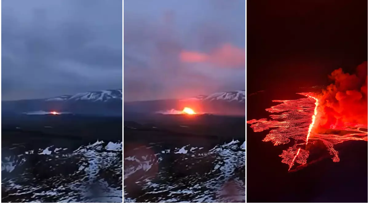 Un vulcan din Islanda a erupt pentru a cincea oară în ultimele şase luni. Un oraș pescăresc, evacuat. VIDEO
