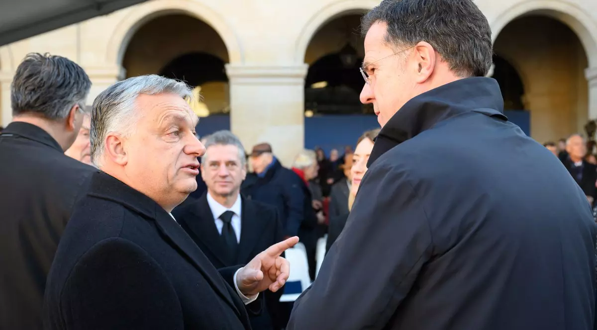 Viktor Orban, prim-ministru al Ungariei, și Mark Rutte. Foto: Hepta