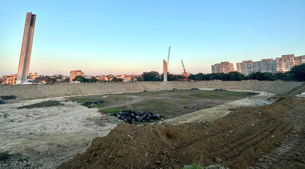 Stadionul Gheorghe Hagi din Constanța a fost demolat anul trecut. Foto: Focus Press
