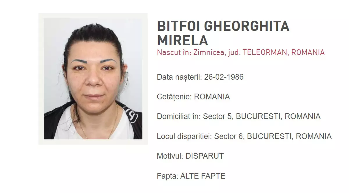 Femeia ucisă și aruncată pe câmp, lângă A1, a fost identificată. Fusese dată dispărută în urmă cu o lună 