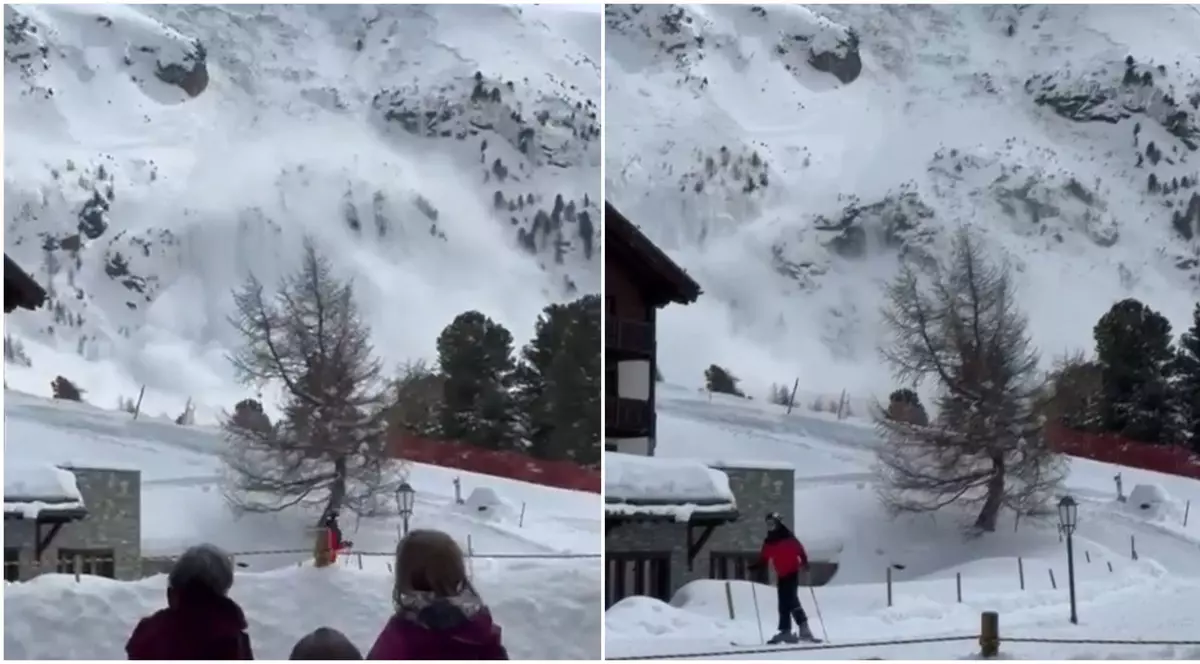 Trei oameni au murit într-o avalanșă în stațiunea elvețiană Zermatt. VIDEO cu momentul în care se produce