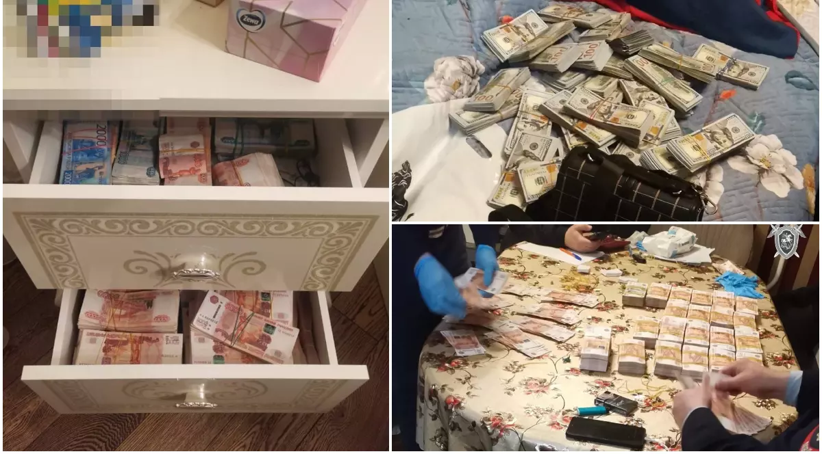 44 de milioane de ruble și 300.000 de dolari, găsiți în apartamentul din Moscova al unui tânăr care a ucis un motociclist pentru un loc de parcare