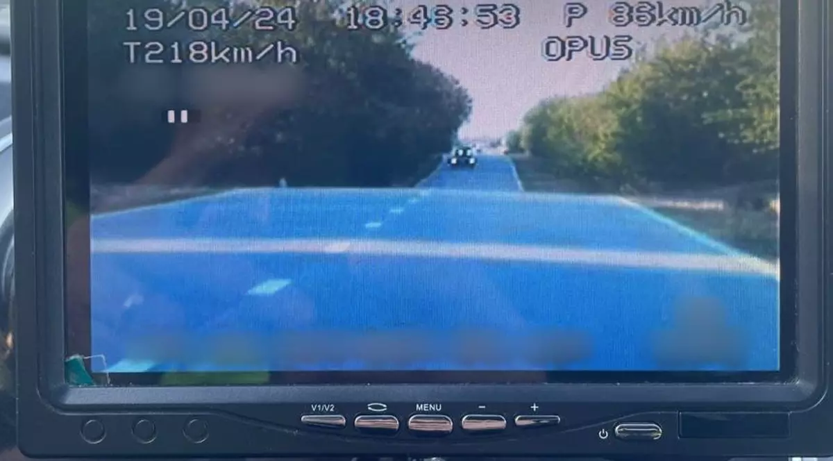 Șofer prins de radar circulând cu 128 km/h peste viteza maximă admisă pe un drum din Dolj