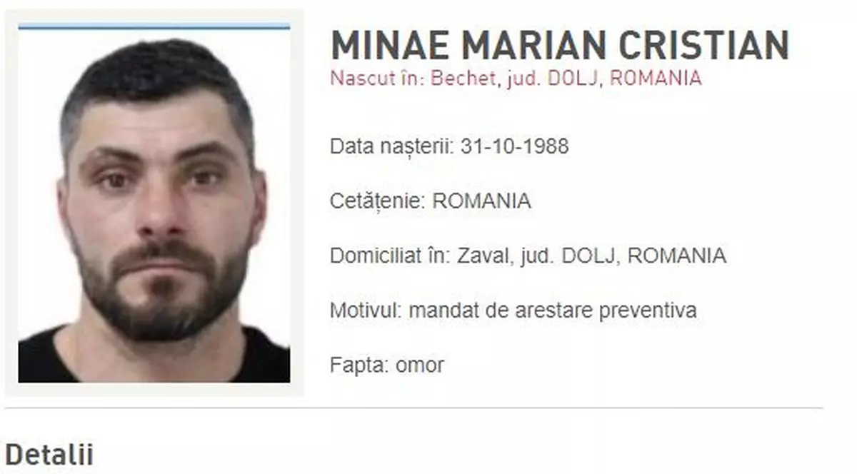 Marian Cristian Minae Foto Poliția Română