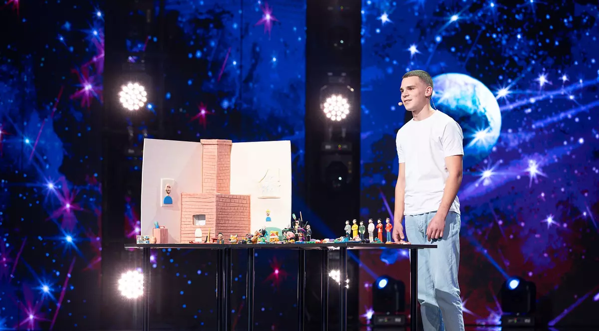 „Românii au talent”, 5 aprilie. Un tânăr din Republica Moldova vrea să surprindă cu ceea ce face cu plastilina