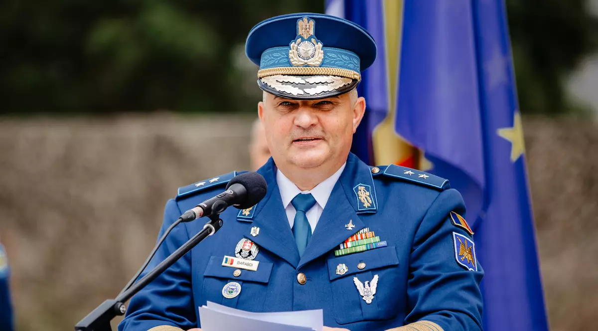 Generalul Leonard-Gabriel Baraboi, învestit noul şef al Forţelor Aeriene Române