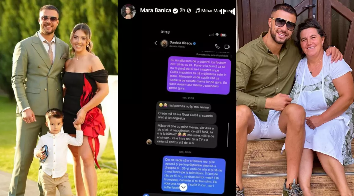 Reacția Danielei, iubita lui Culiță Sterp, după ce Mara Bănică a publicat o conversație în care vorbea urât de mama Geta: „Făceam circ zilnic cu ea”