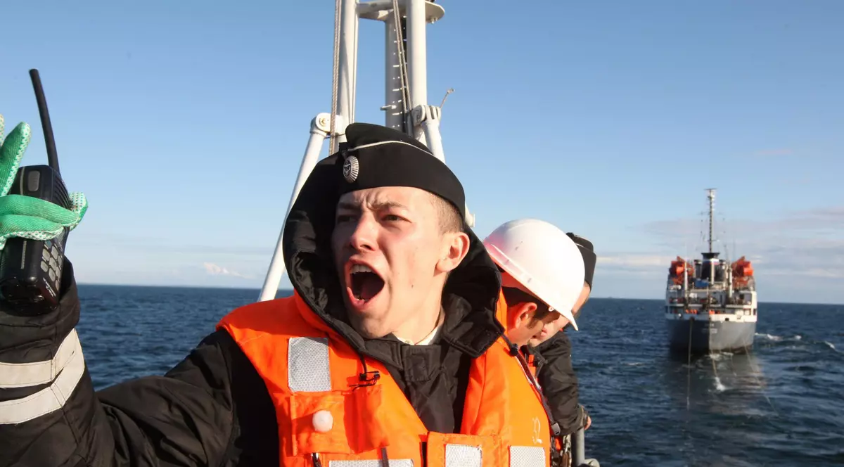 Exercițiu tactic efectuat de ruși în Marea Baltică Foto: Hepta