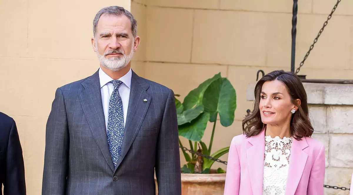 King Felipe of Spain and Queen Letizia of Spain visit Gandia after attending the innovation awards 2024 at the Borgia Ducal palace on March 14, 2024 in Gandia, Spain. Photo by Archie Andrews/ABACAPRESS.COM