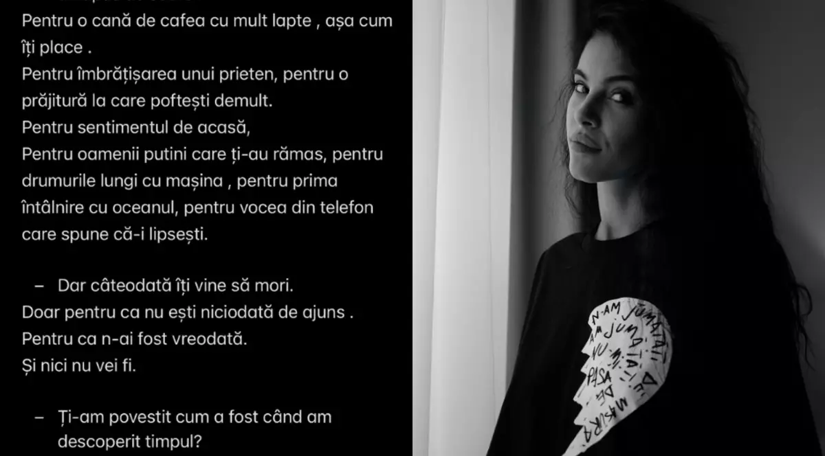 Mesajul transmis de Livia la un an de la divorțul de Cătălin Bordea. „Câteodată îți vine să mori. Doar pentru că nu ești niciodată de ajuns”