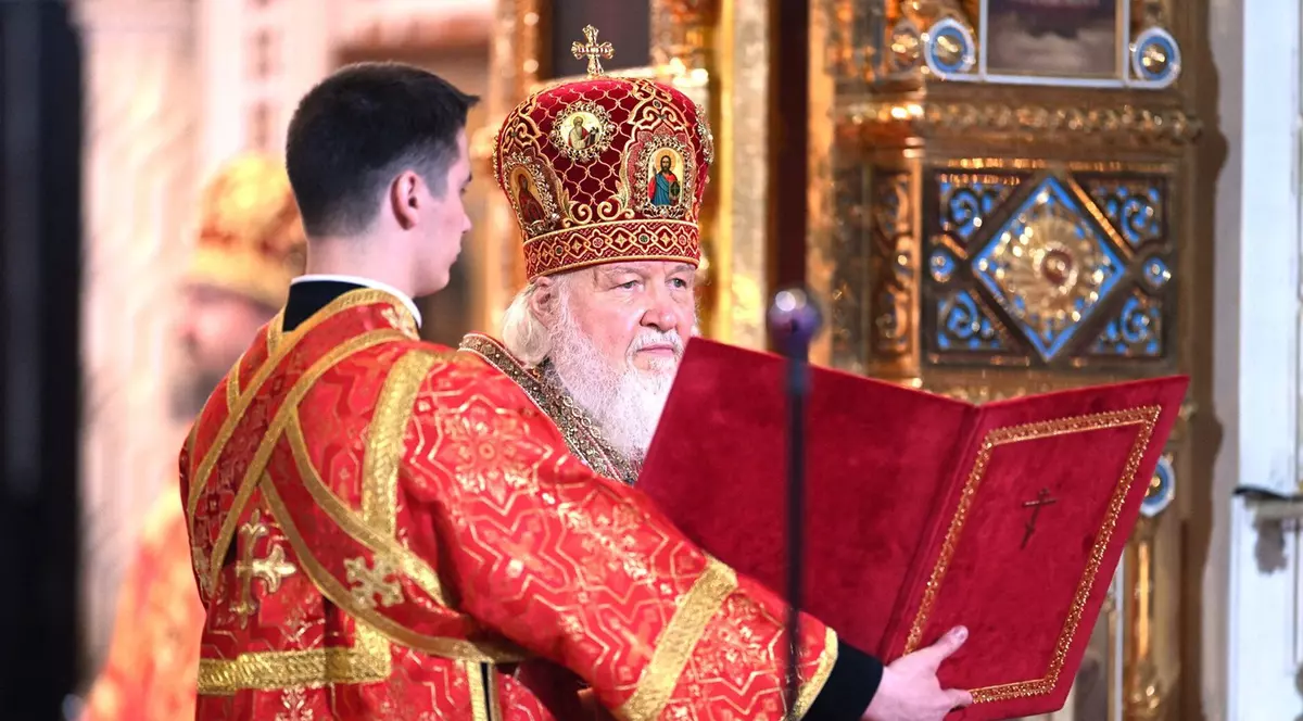 Patriarhul Chiril I al Moscovei și al Întregii Rusii, un susținător al invaziei din Ucraina Foto: Profimedia