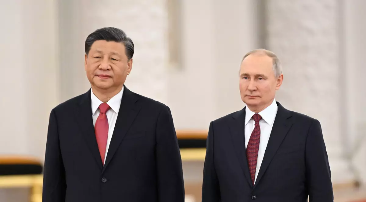Xi Jinping (stânga), alături de Vladimir Putin Foto: Profimedia
