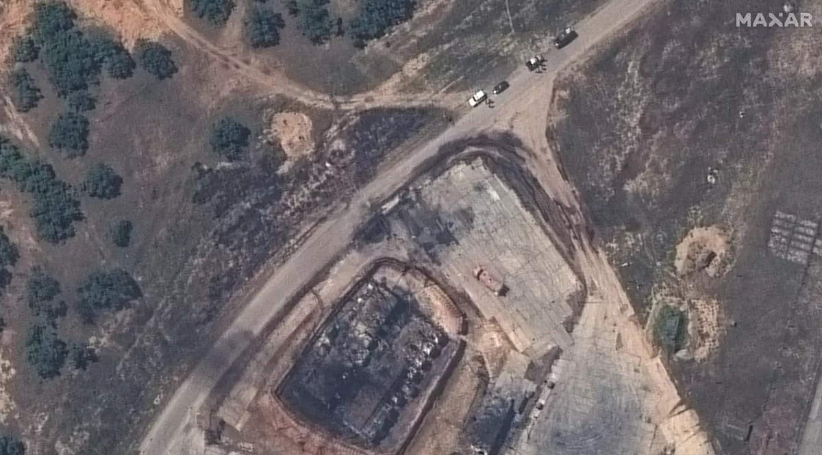 Dezastrul făcut de ucraineni la baza aeriană rusă Belbek din Crimeea, surprins în imagini din satelit