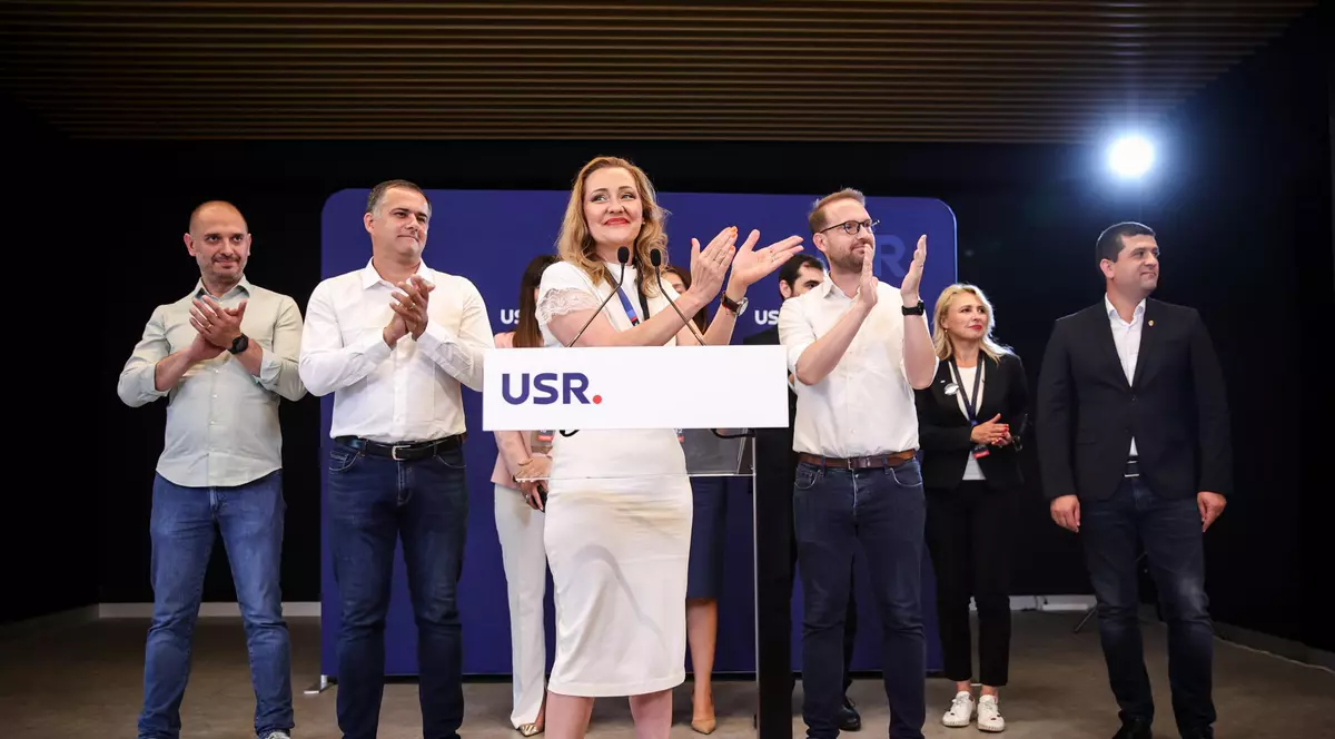 Elena Lasconi a fost desemnată candidata USR pentru președinția României. Foto: USR