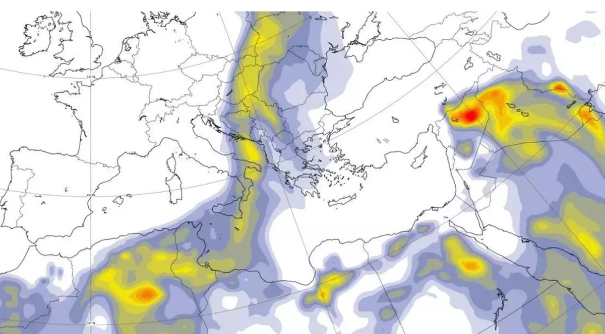Un nou praf saharian deasupra României, în acest weekend, până luni la amiază