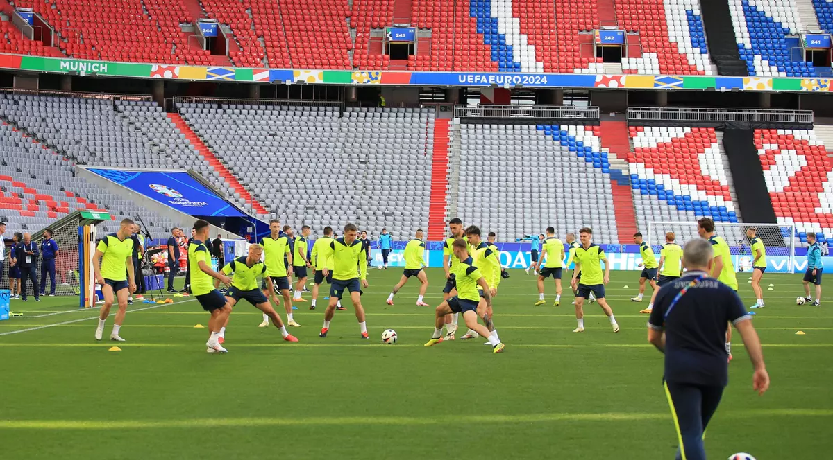 Euro 2024. Gafă a Federației ucrainene. Tricouri de joc cu steagul Belgiei, înaintea meciului cu România. Greșeala, reparată