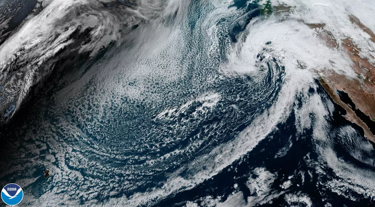 Uragan văzut din satelit. Imagine cu scop ilustrativ Foto HEPTA