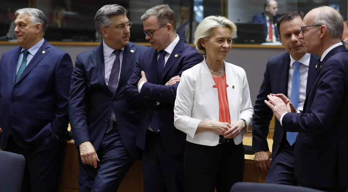 Ursula von der Leyen, printre lideri de stat din UE Foto: Profimedia