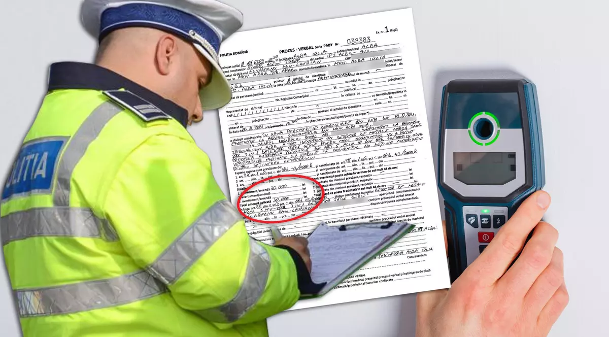 Român amendat cu 30.000 de lei pentru deținerea unui aparat de localizat cabluri în pereți. Dispozitivul poate fi cumpărat din magazinele de bricolaj