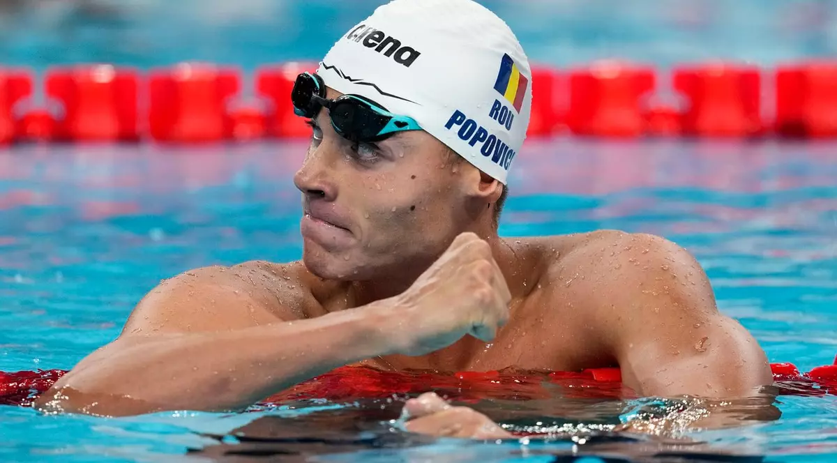 David Popovici, aur în proba de 200 de metri liber la Olimpiadă, după 20 de ani de la ultimul titlu olimpic pentru România