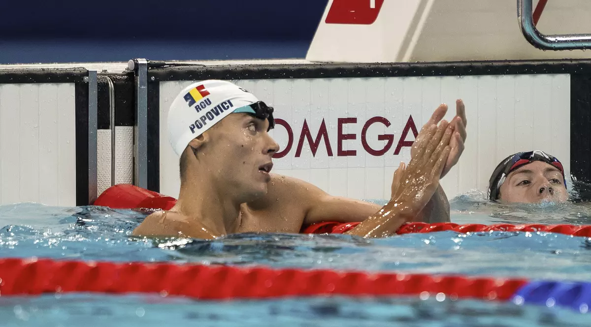 David Popovici, discurs-manifest după bronzul la 100 m liber la JO 2024: „Iarna ne antrenăm într-un balon în care ne-am obișnuit cu frigul și în care un om normal se sufocă după trei minute!” | VIDEO