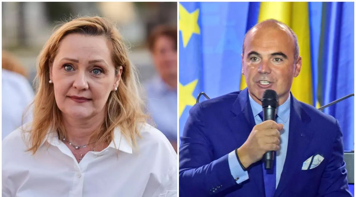 Elena Lasconi vrea să știe dacă Rareș Bogdan a colaborat sau colaborează cu Serviciile secrete. Colaj foto: Hepta