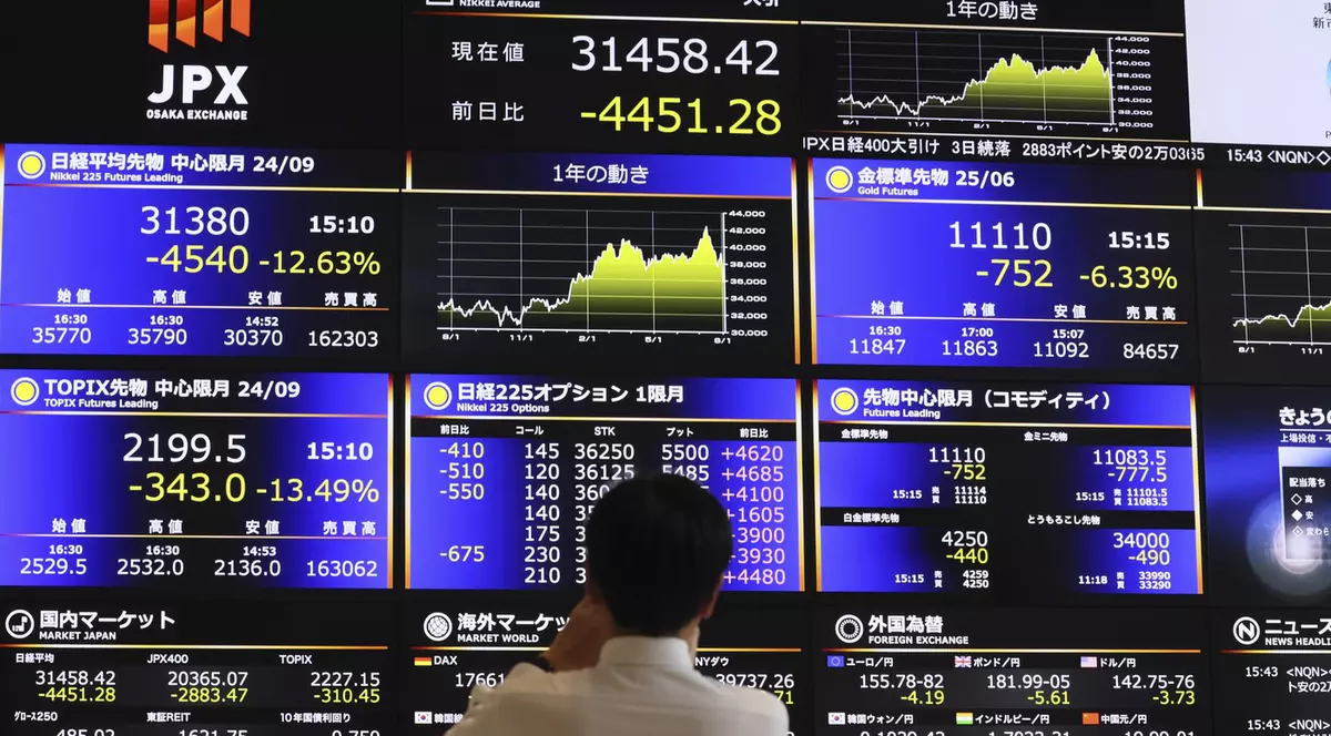 Haos pe piețele bursiere: scăderi majore pe bursele din Japonia și SUA. Spectrul recesiunii își face simțită prezența, ce se întâmplă în România