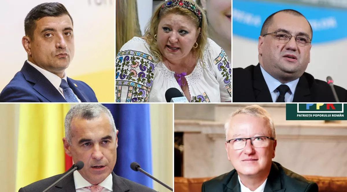 Bătălia suveraniștilor. George Simion, Diana Șoșoacă, Cristian Terheș, Călin Georgescu și Răzvan Constantinescu vor la Cotroceni