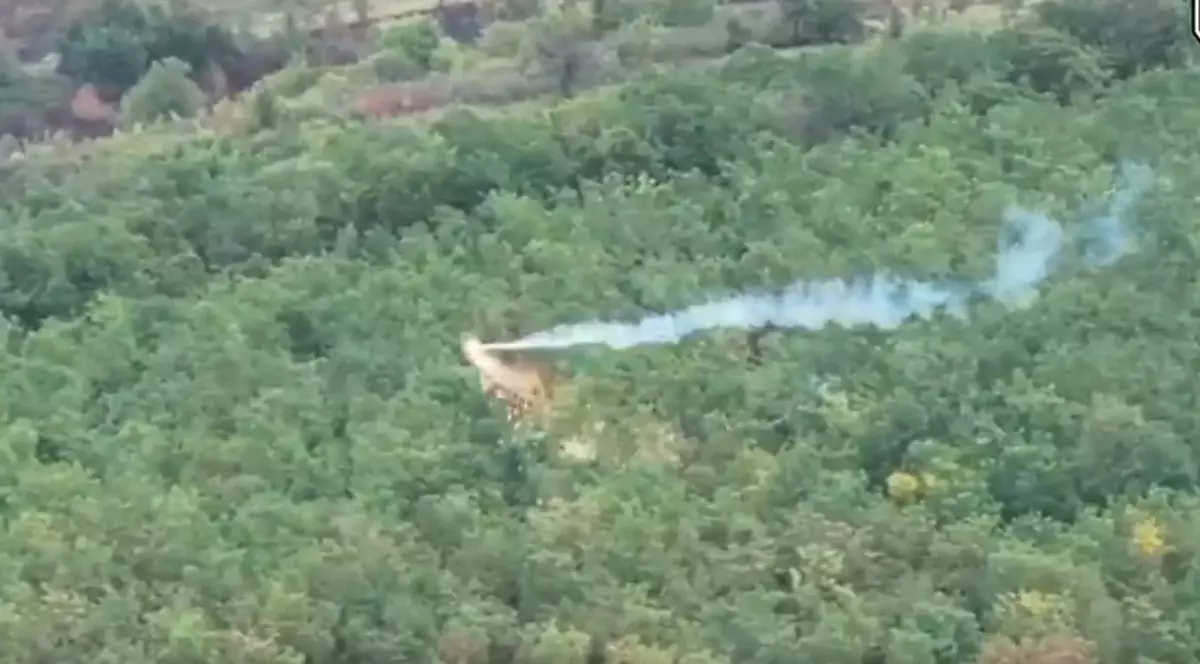 „Drona dragon” în acțiune Captură X @DefenceU