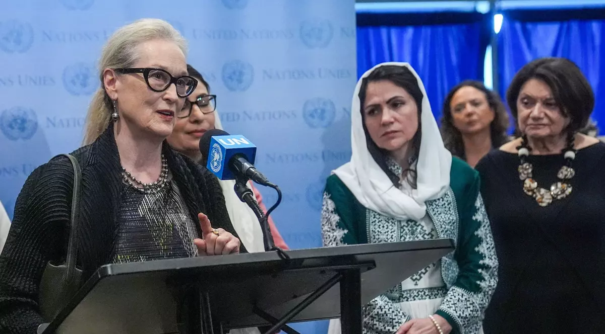 Actrița Meryl Streep, discurs emoționant la ONU: „Pisicile au mai multă libertate decât femeile afgane”. Răspunsul talibanilor | VIDEO
