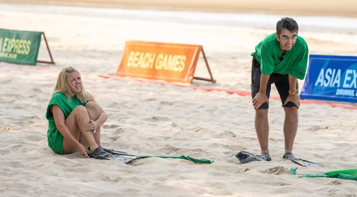 Oana Paraschiv s-a accidentat la Asia Express 2024. Partenera lui Mihai Găinușă a avut nevoie de îngrijiri medicale. „Era Iadul pe plajă”