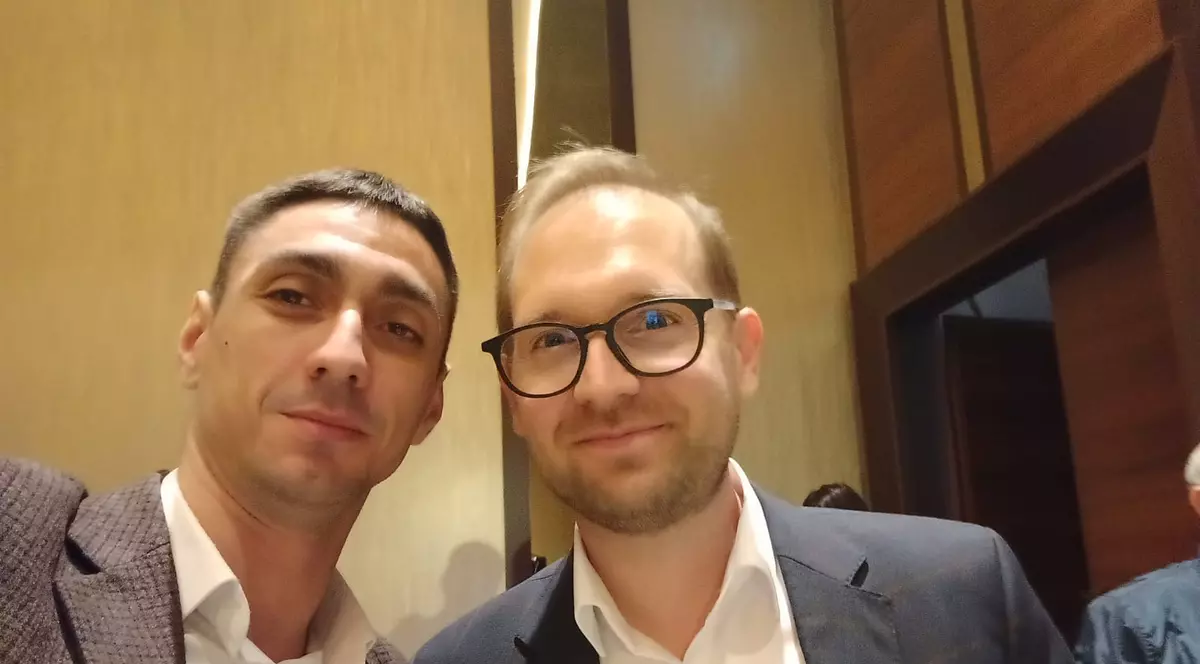 Ștefan Tanasă și Dominic Fritz FOTO Facebook Ștefan Tanasă